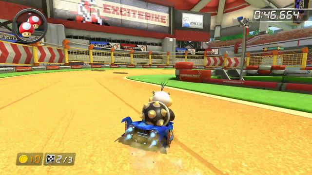 Excitebike Arena - 1:42.806 - ı★»ホуιεr★ツ (Mario Kart 8 World Record) смотреть онлайн