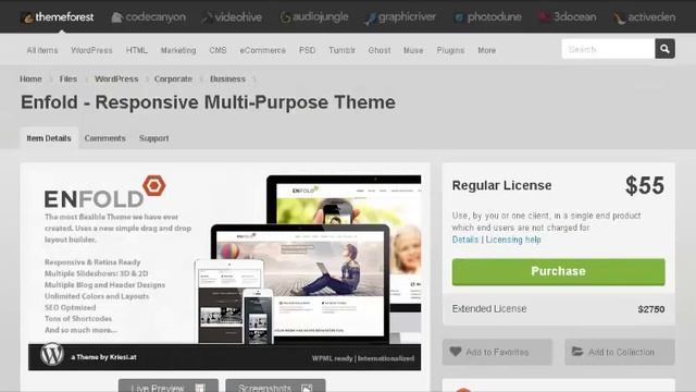 Enfold-Responsive Wordpress Theme- most sold on Themeforest смотреть онлайн