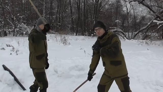 Фехтование шашкой. Упражнение 