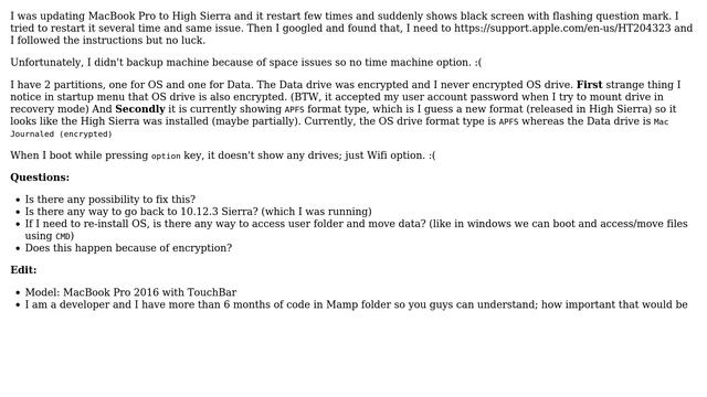 Apple: MacBook Pro OS corrupted while upgrading to High Sierra 10.13 (2 Solutions!!) смотреть онлайн