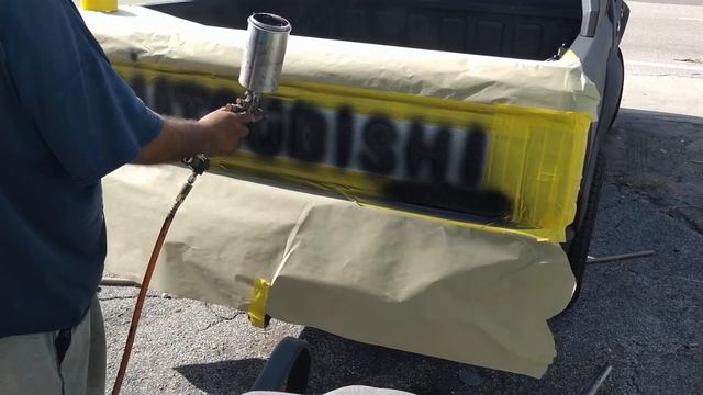 painting gloss black mitsubishi strada decals on my raptor liner paint job смотреть онлайн