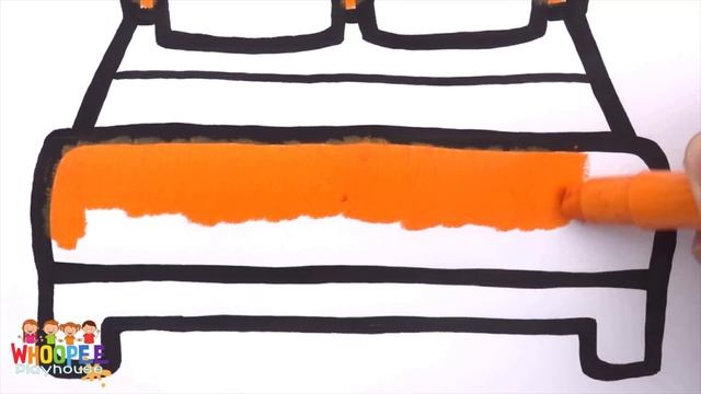 TOY BOAT Drawing and Coloring pages for kids Learn colors | Whoopee Playhouse смотреть онлайн