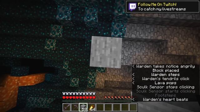 Minecraft 1.19 Snapshot 22W15A SONIC BOOM! The Warden's Ranged Attack смотреть онлайн