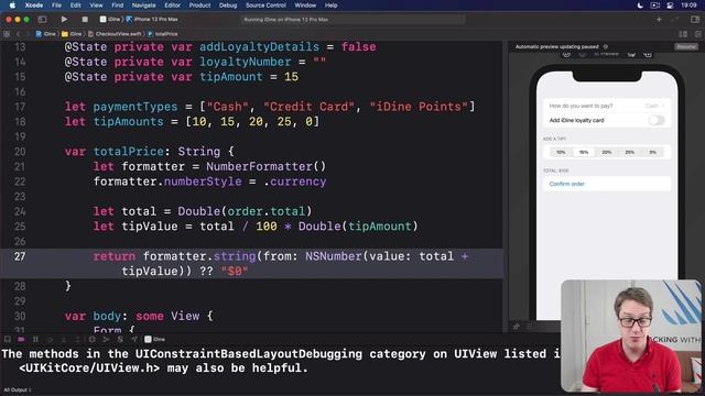 (OLD) Formatting number strings in SwiftUI - SwiftUI Starter Project 11/14 смотреть онлайн