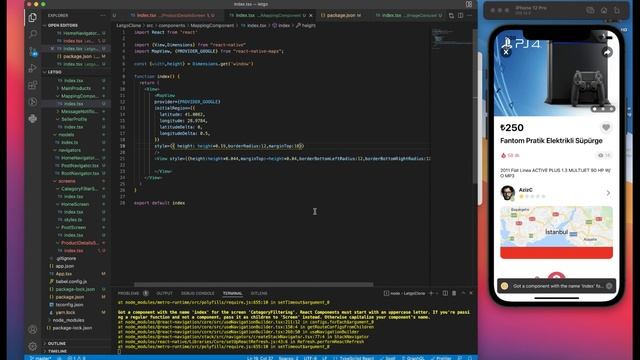 React Native ve AWS Amplify ile Letgo Klonu Kodlayalım - Mobile (p.2) смотреть онлайн