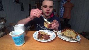 МУКБАНГ/АСМР КЕКС АПЕЛЬСИНОВЫЙ С ЦУКАТАМИ/ СГУЩЕНКА/КОФЕ/ ДЕСЕРТ/ ОБЖОР/ EATING/ASMR/Mukbang#362