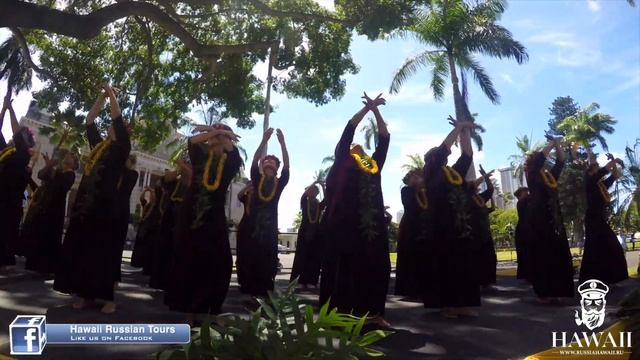 Очень красивый гавайский танец Хула Hawaiian Hula Honolulu Hawaii