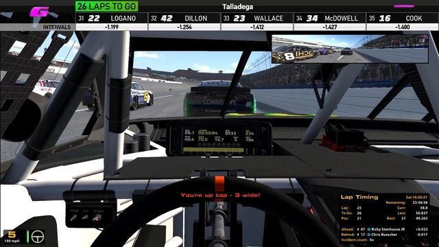 PHOTO FINISH IN TALLADEGA! BIBLICAL RESULT. - iRacing AI NASCAR Career Mode Part 10 смотреть онлайн
