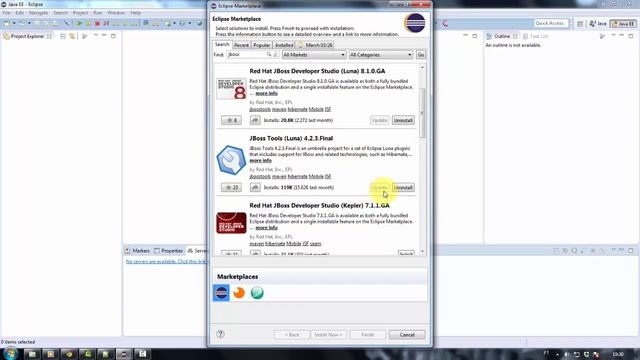 Como configurar o WildFly no Eclipse смотреть онлайн