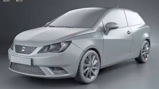 3D Model Seat Ibiza SC 2013 at 3DExport.com смотреть онлайн