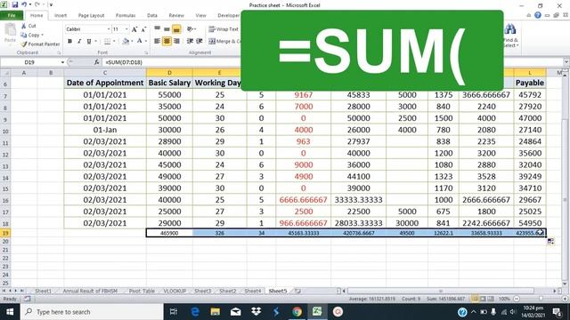 Excel beginners SUM Formula смотреть онлайн