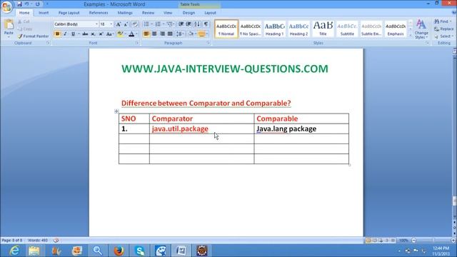 Difference between comparator and comparable in java? смотреть онлайн