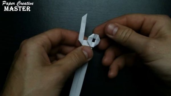 How to make a butterfly knife out of paper