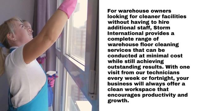 Commercial Cleaning Service Melbourne - WAREHOUSE CLEANING MELBOURNE