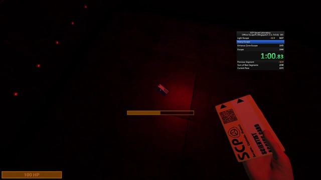 SCP:SL Speed-run World Record 02m08s - Offline Escape% Megapatch 2