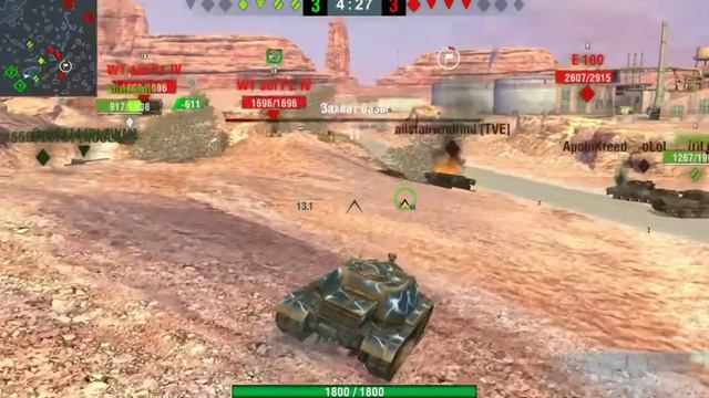 Т110Е3 БРОНЯ ПТ САУ РЕШАЕТ ВСЁ WOT BLITZ.. смотреть онлайн