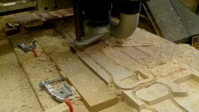 CNC routing solid maple - part 2 смотреть онлайн
