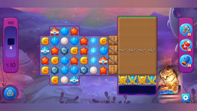 Fishdom 2022, No Boosters,   982   Level  -  прохождение без бустеров,   982   уровень.