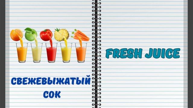 Напитки на английском ☕ смотреть онлайн