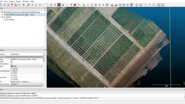 Creating a Canopy Height Model (CHM) and getting plant heights using CloudCompare [Part 1/2] смотреть онлайн