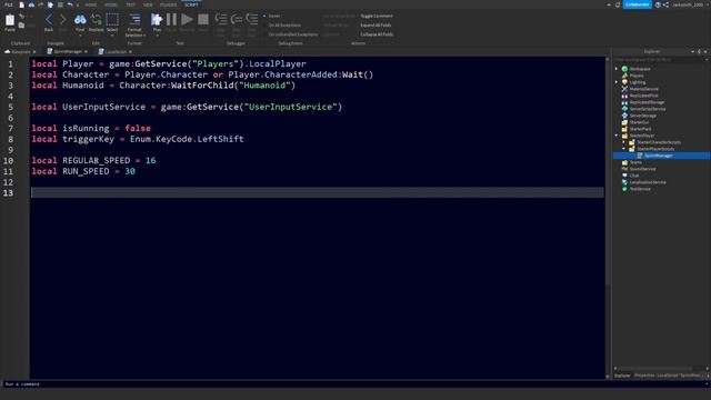 Shift To Sprint Tutorial | Roblox Studio смотреть онлайн