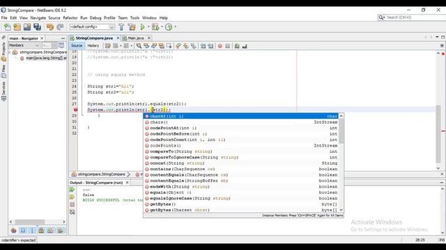 شرح أداة equals & compareTo JAVA للنصوص смотреть онлайн