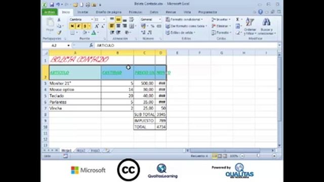 Dar formato a la hoja de cálculo con Excel 2010 смотреть онлайн