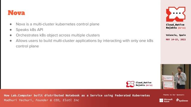 How Lab.Computer built distributed Notebook as a Service using Federated Kubernetes смотреть онлайн