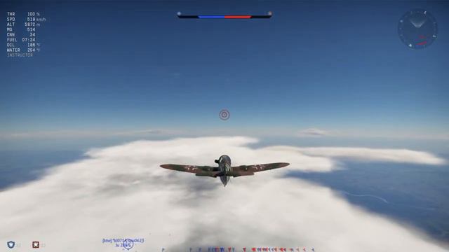 War Thunder Why I love the Bf-109 K4 смотреть онлайн