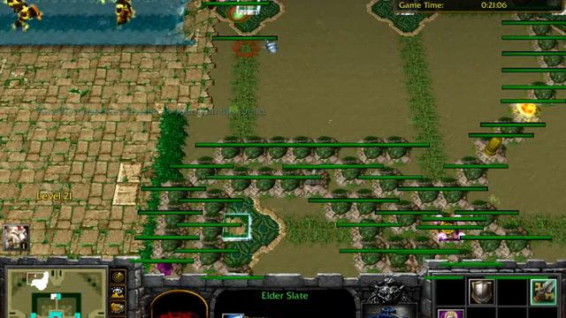 Warcraft 3 Map Gem TD V7.9 With Maze Gameplay 8/26-1 Part1