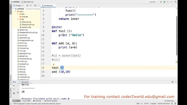 What is decorator in Python ? смотреть онлайн