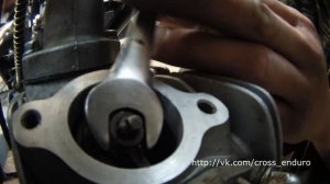 Питбайк Kayo 140 - Регулировка зазоров клапанов