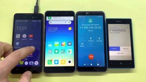 BQ VELVET VS BQ JEANS Incoming Call / Outgoing Call Nokia Lumia 520 And XIAOMI Redmi Note 5A