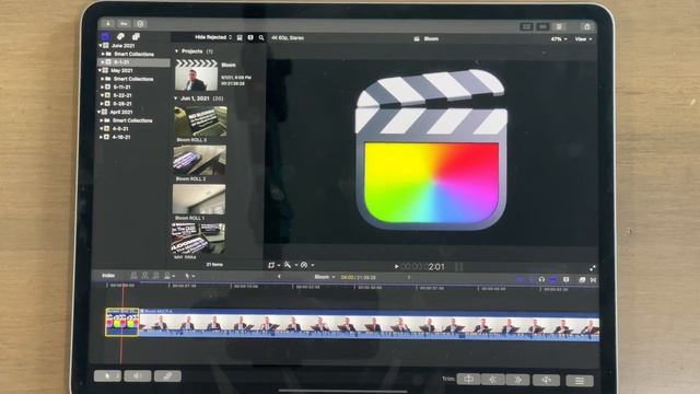 Video Editing In Final Cut Pro ON MY M1 iPAD PRO! смотреть онлайн