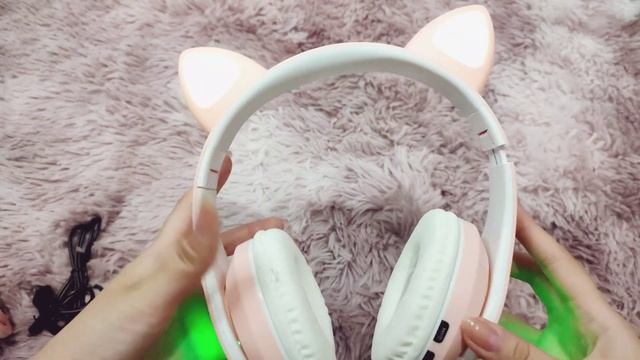UNBOXING Cat Ear Wireless Headphones (Shopee Finds) смотреть онлайн