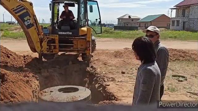 Установка колец септика смотреть онлайн