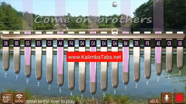 Down To The River To Pray (Easy Kalimba Tabs in Description) смотреть онлайн