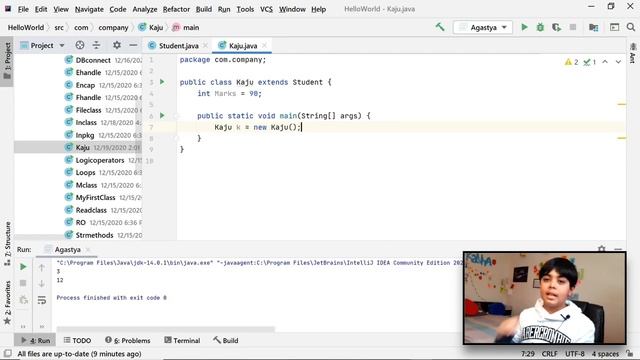 JAVA TUTORIAL #18 | INHERITANCE (Parent - Child Relationship) смотреть онлайн