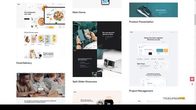 WebOn - Landing Page WordPress Theme food delivery saas theme Website Builder смотреть онлайн
