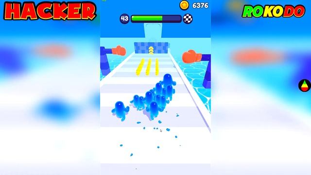 NOOB vs PRO vs HACKER vs GOD - Join Blob Clash 3D. All Levels смотреть онлайн