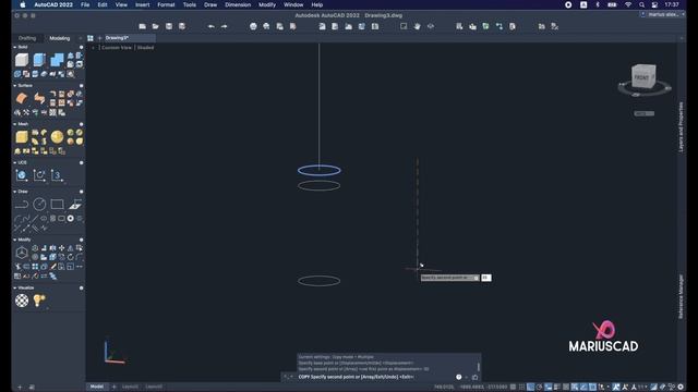 AutoCAD 3D | Moldeling a Bar Chair | Step by step смотреть онлайн