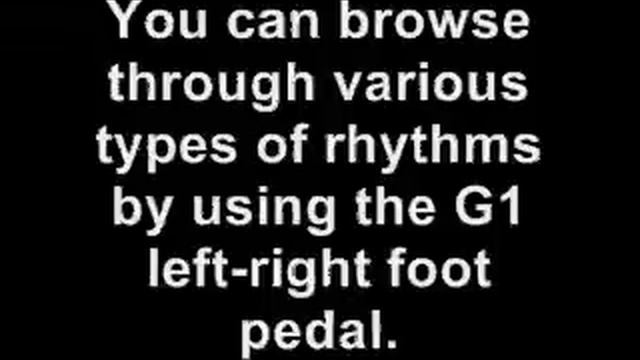 ZOOM G1 INTERNAL DRUM MACHINE смотреть онлайн