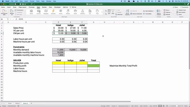Excel Solver Function Explained with Two Examples: Excel Solver Tutorial смотреть онлайн