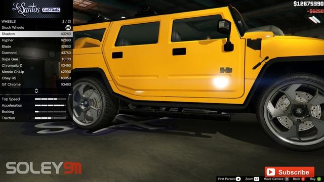 Hummer H2 GTA V car mod tuning !! смотреть онлайн