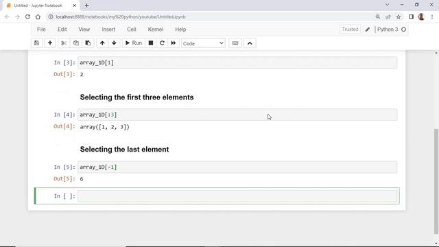 103 how to select elements from numpy arrays in python смотреть онлайн