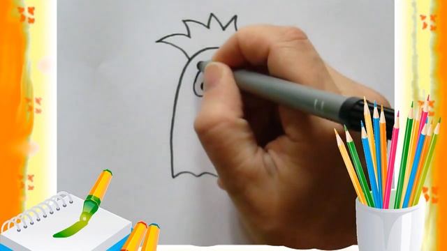 Рисуем с детьми 4-5 лет Давай нарисуем Попугая смотреть онлайн