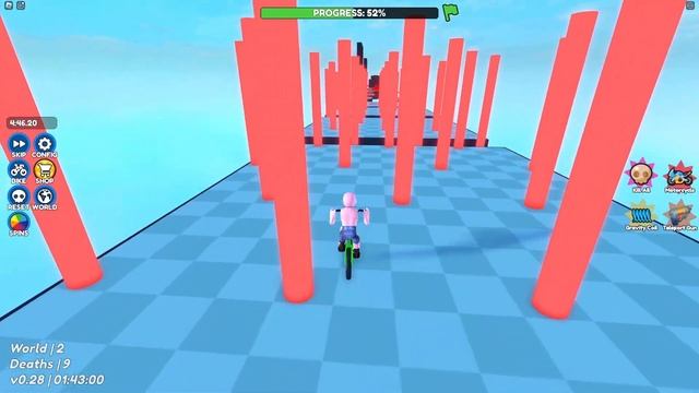 Обби На Велосипеде в ROBLOX!!! | Obby But You're on a Bike (Часть 2) смотреть онлайн