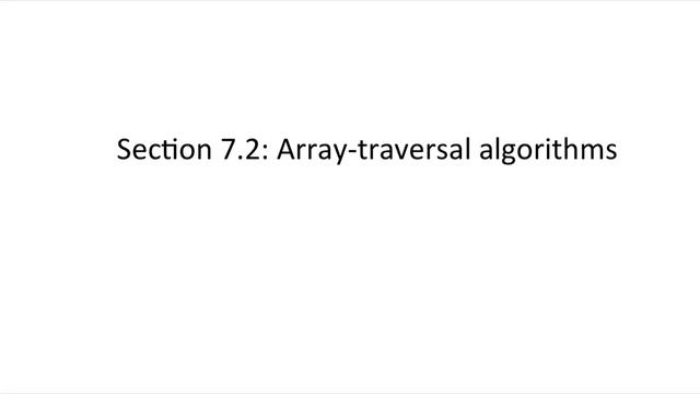 Java 4.2: Traversing Arrays смотреть онлайн
