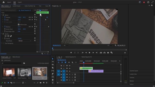 How To Transition From Sketch Or Drawing Into Video In Premiere Pro
