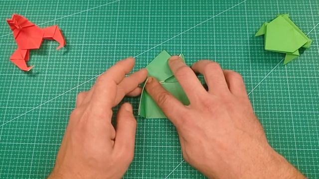 How To Make a Paper Frog | Origami Frog | Jumping Frog Tutorial смотреть онлайн